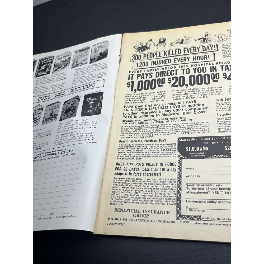 Golden West Magazine July 1969 Mystery Of Steamboat Springs Vintage Magazine - Picture 9 of 9
